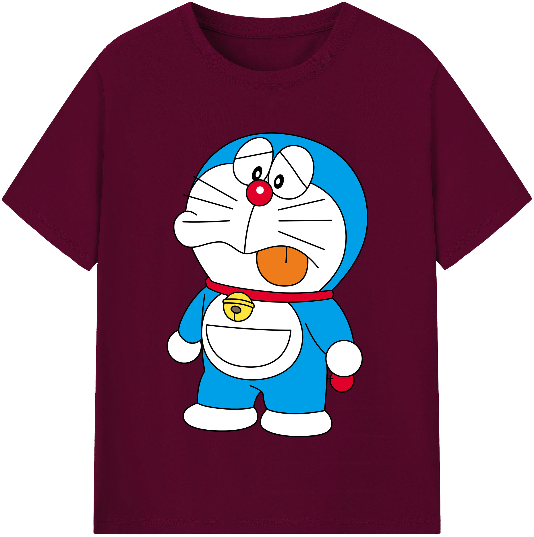 （画像用） ドラえもん Doraemon レディースカジュアルプリントTシャツ（綿100％）